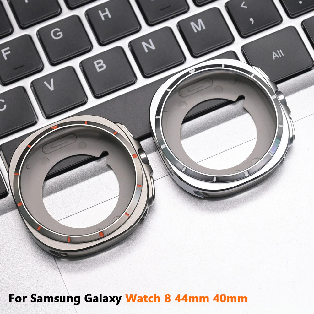 เคสโลหะสําหรับ Samsung Galaxy Watch 9 8 44/40 มม.ฝาครอบอลูมิเนียมสําหรับ Samsung Galaxy Watch 8 อุปกรณ์เสริม Hard Shell