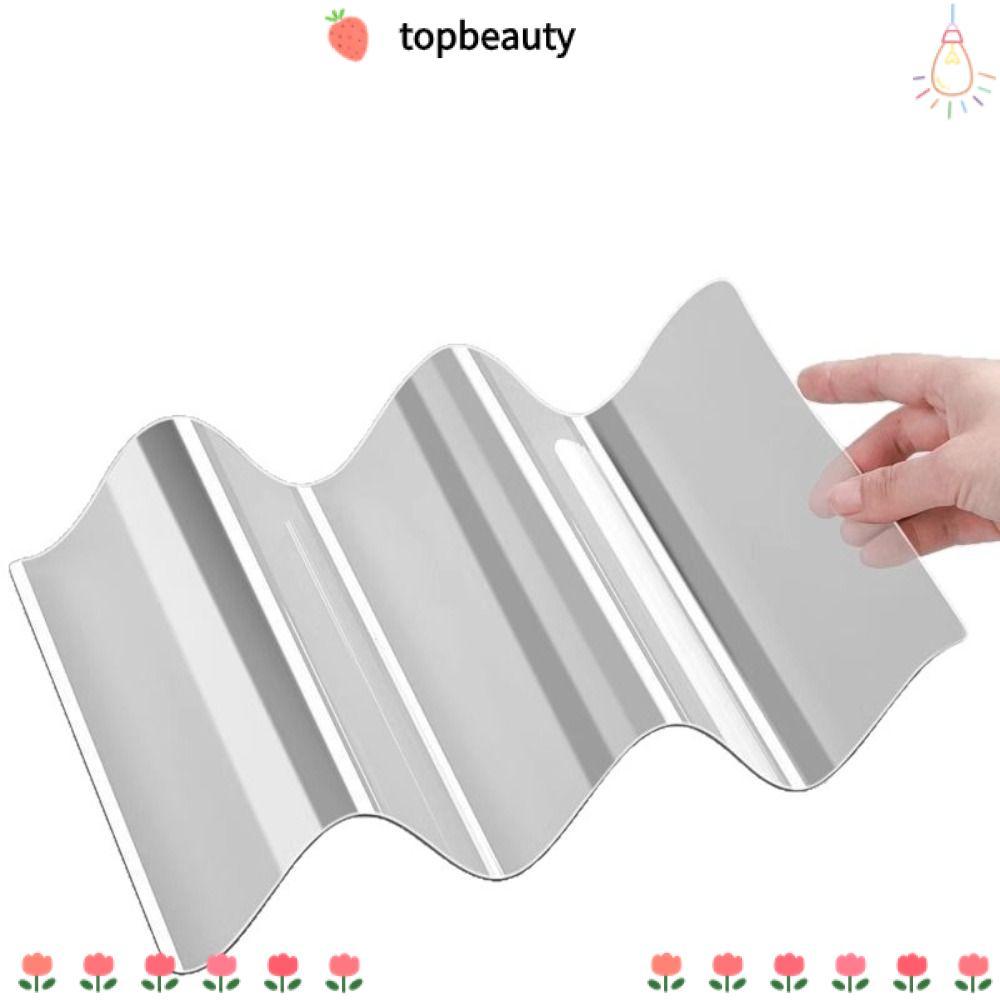 TOPBEAUTY โต๊ะทํางาน, แผ่นรองเขียน PP โปร่งใส, กันน้ําอเนกประสงค์ A2/A3/A4/A5/16K กระดานรองเขียนสําน