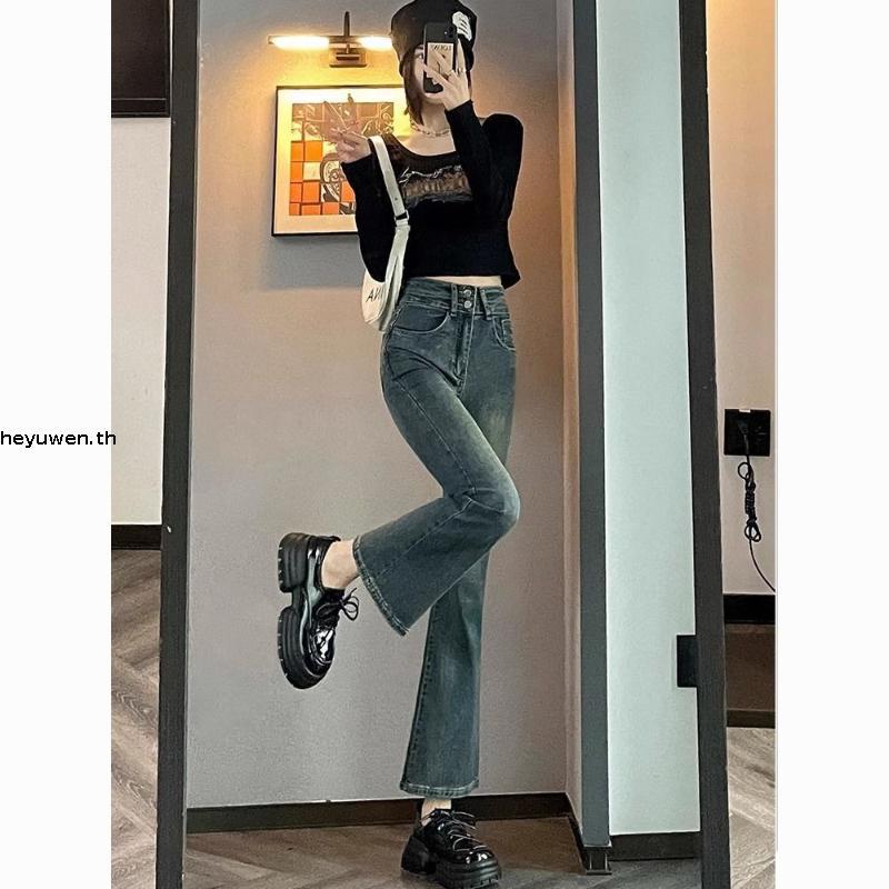 Jazzy jeans 990.- กางเกงขาม้าเอวสูง เก็บทรงสวยผ้ายีนส์ยืดหนานุ่ม ใส่สบาย