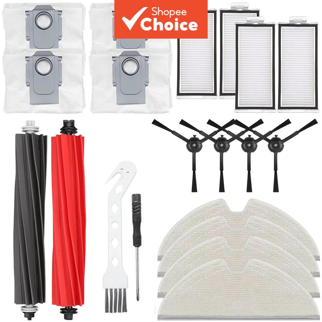 ชุดอะไหล่สํารองที่เข้ากันได้กับหุ่นยนต์ดูดฝุ่น Roborock Q8 Max, Q8 Max Plus, Q8 Max+, Q5 Pro, Q5 Pro