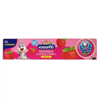 FernnyBaby โคโดโม ยาสีฟัน Kodomo 40G ยาสีฟันเด็ก โคะโดะโมะ สำหรับเด็ก รุ่น ยาสีฟัน โคโดโม สีชมพู สตอเบอรี่ 40 กรัม
