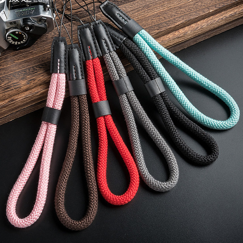 Baizhuo Micro สายรัดข้อมือกล้องเดี่ยวสายคล้องมือ Canon M10 M100M50 M6 Leica Q2 M TL โพลารอยด์ Fuji X