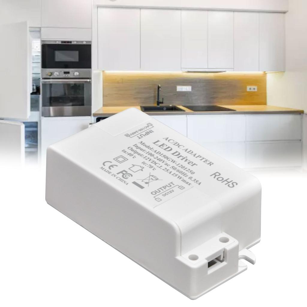 Lilishop หม้อแปลงไฟ LED ไดร์เวอร์สำหรับตู้โชว์ไฟ DIY