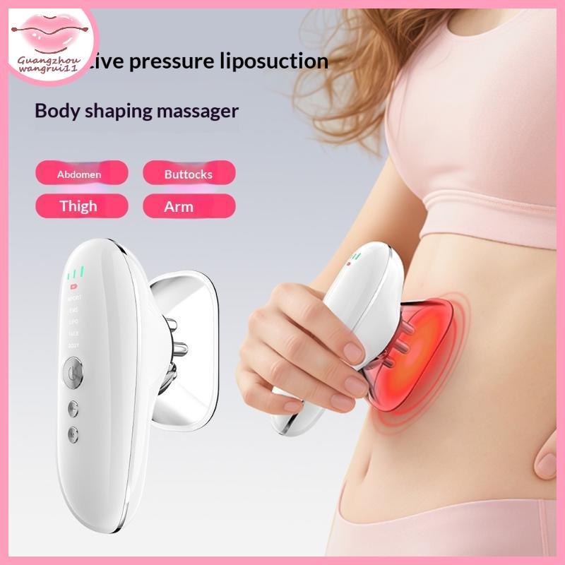 [GZ] 4 In 1 Body Sculpting Machine เครื่องนวดกําจัดเซลลูไลท์ Face Lifting อุปกรณ์กระชับผิวใช้ในบ้าน Cupping เครื่องมือสําหรับ Belly ขา TH