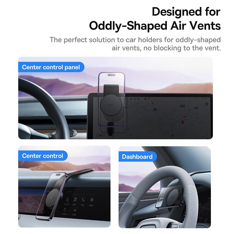 Hills ที่วางโทรศัพท์มือถือในรถ Smart Magnetic Car Holder 15W อลูมิเนียมหลอมรวม ABS ในรถ ที่จับโทรศัพท์ ราคา ถูกที่สุด ดีลบีเคเค แกลเลอรีภาพที่ 6