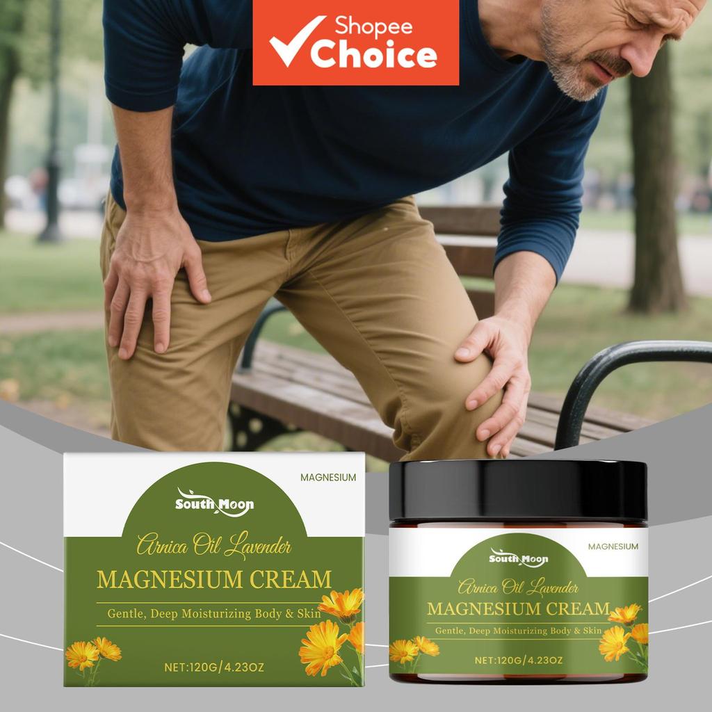 ครีมแมกนีเซียมบํารุงด้วย Arnica สําหรับบําบัดผิวลาเวนเดอร์ผ่อนคลายของข้อต่อและกล้ามเนื้อ