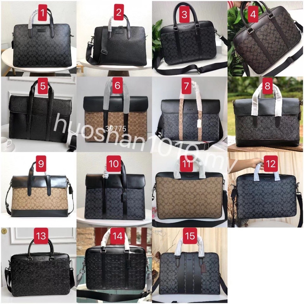 Penn Brief C2837 C2833 F54803 58097 39775 23212 กระเป๋าเอกสาร กระเป๋าลายพิมพ์คลาสสิก 95D7J