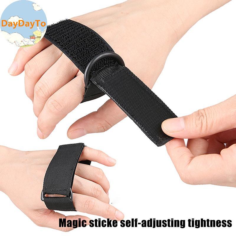 DayDayTo Aid Utensil Cuff Holder Strap Elastic Eating Assistance Cuff Spools Forks Fixing Band สําหร