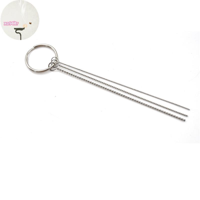 XOITR 11 ชิ้น Airbrush ทําความสะอาดซ่อมเครื่องมือชุดสแตนเลสเข็มชุดแปรง PH