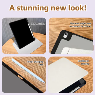 เคสแท็บเล็ตหมุนได้ 360° for Samsung Tab S8 A8 S7 S9 S10 fe A9 plus A11 plusS6 Lite 10.4นิ้ว 11นิ้ว เคส พร้อมช่องใส่ปากกา
