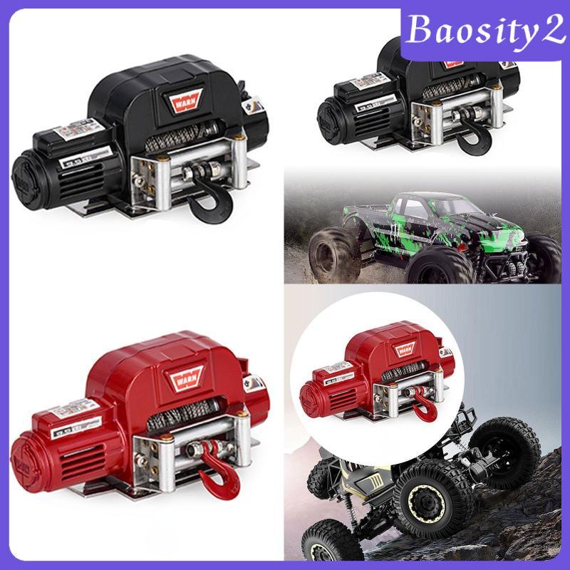 [Baosity2] รถรุ่น Winch RC รถ Winch มินิไฟฟ้าโลหะ Winch อุปกรณ์เสริม RC Winch จําลองของเล่นไฟฟ้าโลหะ