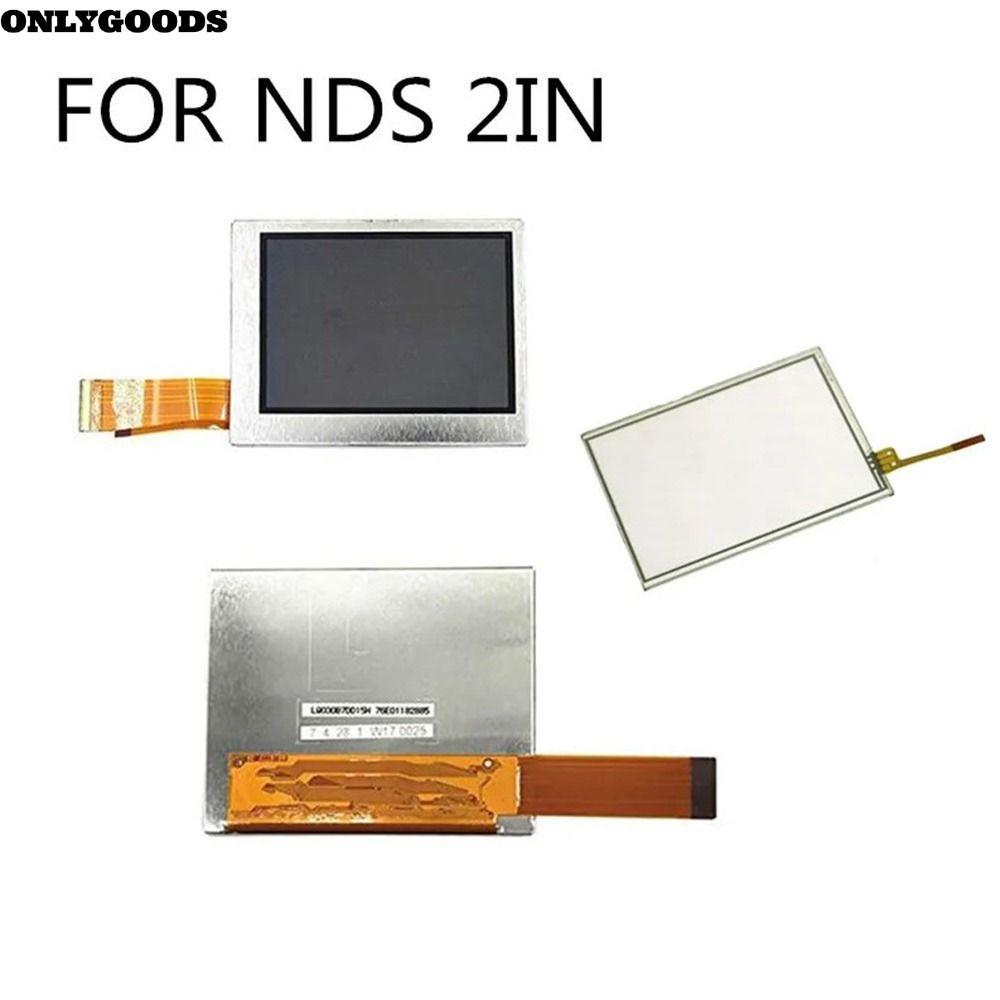 เท่านั้นGOODS จอแสดงผล LCD, หน้าจอคอนโซลเกมต้นฉบับ DIY, อะไหล่ซ่อมหน้าจอ Digitizer สําหรับ DS/NDS