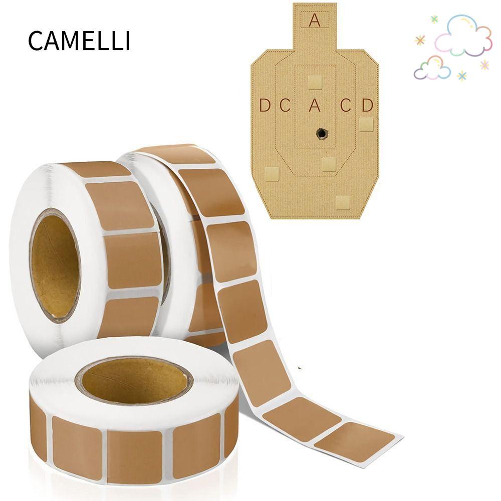 สติ๊กเกอร์เป้าหมาย CAMELLI แปะเป้าสี่เหลี่ยม สําหรับเป้าหมายระยะไกลและระยะสั้น ฉลากแบบมีกาวในตัว