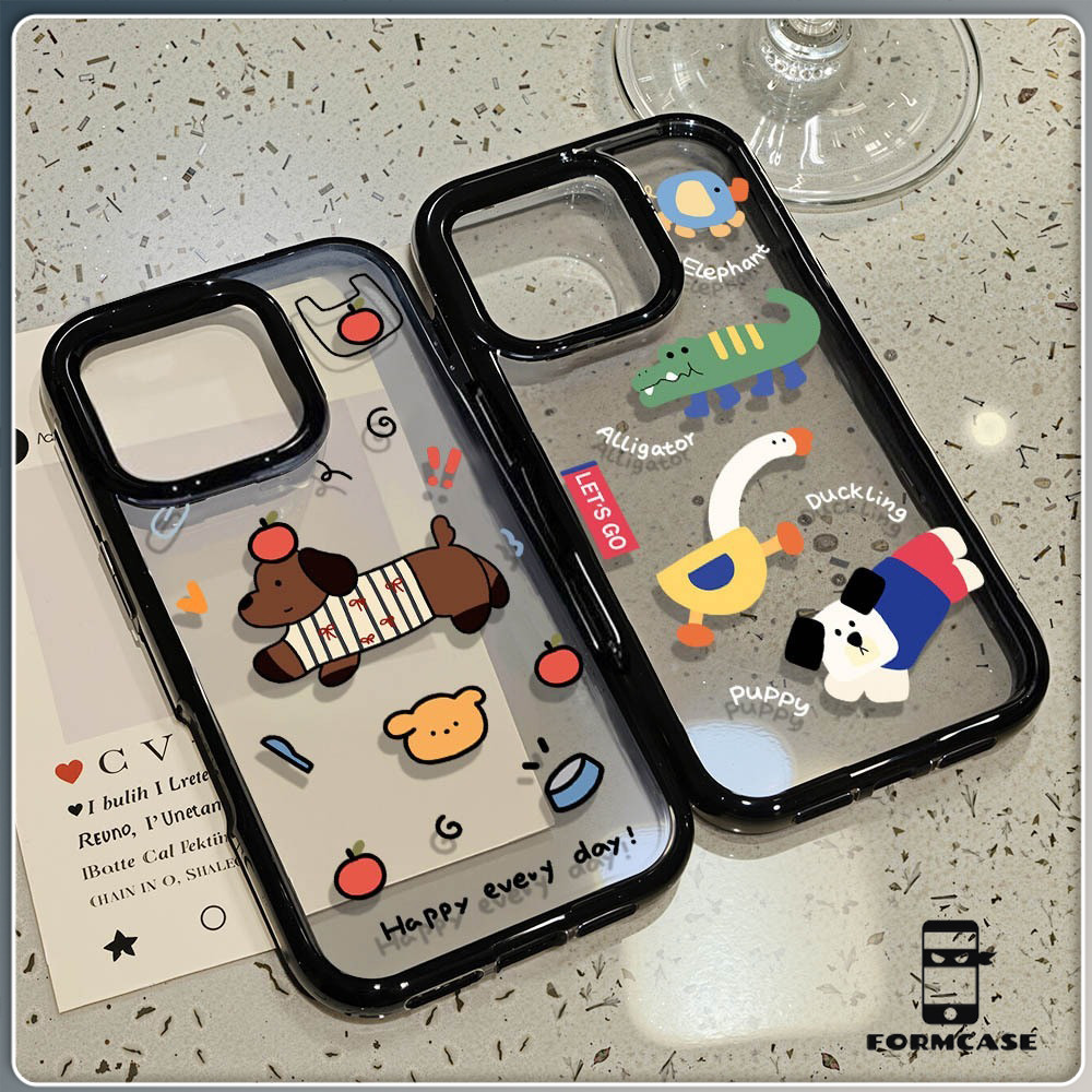 แอปเปิ้ลโทรศัพท์ กราฟฟิตี้รูปสัตว์ สำหรับ iPhone เคสไอโฟน 17 16 15 PRO MAX X XS MAX 14 13 12 11 XR 7/8PLUS