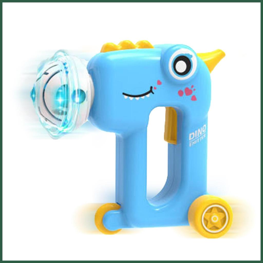 Flying Disc Launcher ของเล่น Flying Disc Launcher ของเล่นไล่เกมไดโนเสาร์นกหวีด Spinner Disc Launcher