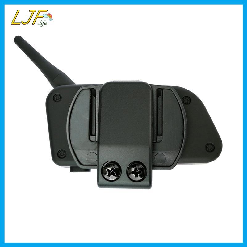 LJF V6 คลิปโลหะ Braet สําหรับ Vnetphone V6 V4 รถจักรยานยนต์ BT Interphone ชุดหูฟังหมวกกันน็อค Inte V