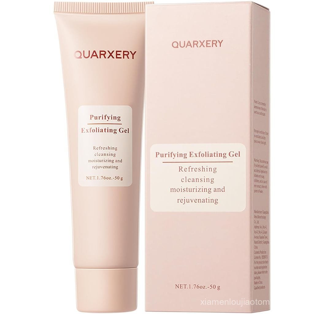 Quarxery Gentle Exfoliating Gel | Sensitive Skin Face & Body Cleanser | Natural Witch Hazel & Aloe |
