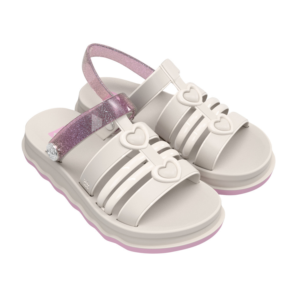 Zaxy Zip Kids Off White รองเท้าแตะเด็กผู้หญิง