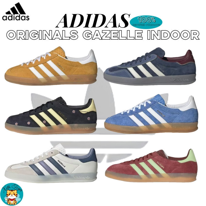 💙พร้อมส่ง & พรี💙 ADIDAS originals Gazelle indoor(HQ8716/HQ8717) รองเท้าลำลอง แท้💯% sneakers