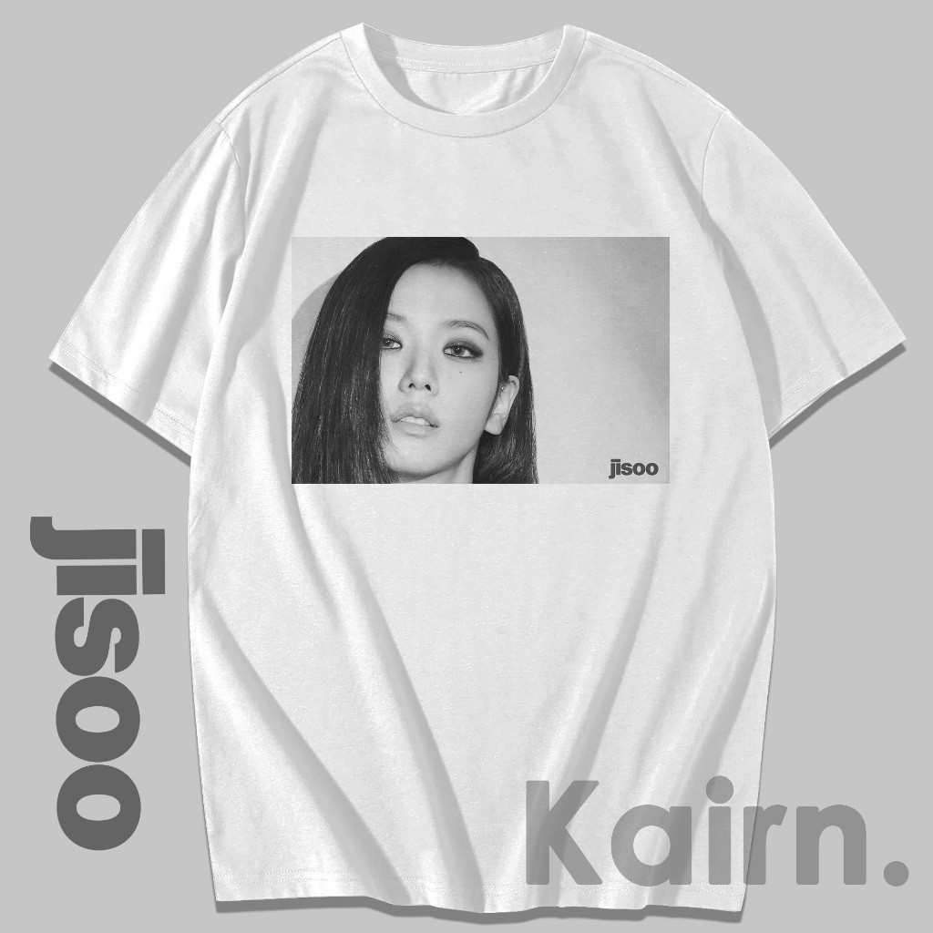 เสื้อยืด JISOO CLOSE UP / เสื้อยืด JISOO BLACKPINK / เสื้อยืด BLINK / เสื้อยืด KPOP / FANSMERCH