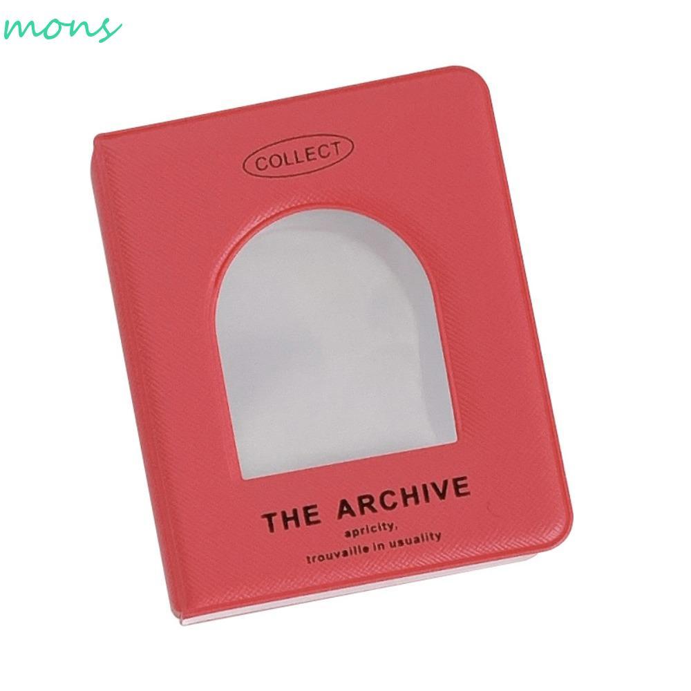 MONS Kpop Card, 4 นิ้ว Love Picture Photo Card Album, Idol Picture Poka สมุดภาพเก็บรวบรวมหนังสือ