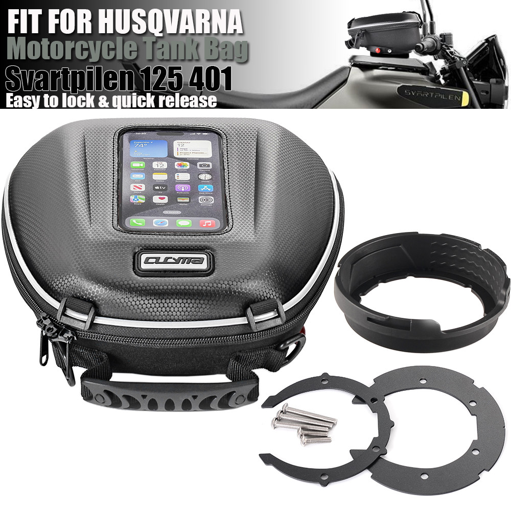 BG สําหรับ HUSQVARNA Svartpilen125 Svartpilen401 Svartpilen 125 401 รถจักรยานยนต์รถจักรยานยนต์กระเป๋