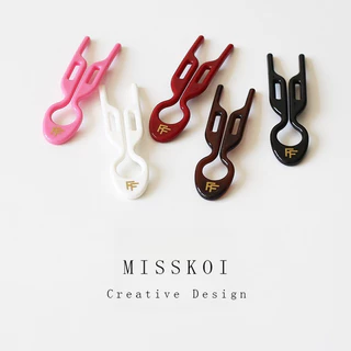 MISSKOI Hairpin หญิงสไตล์ใหม่ ตกแต่งด้านหลังหัว ใช้งานได้ทุกโอกาส