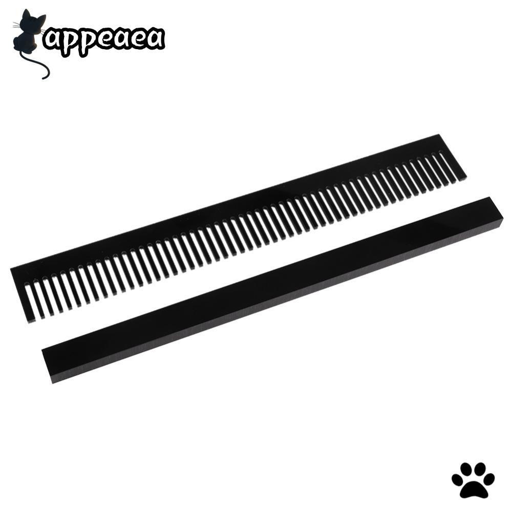 APPEAEA Aquarium Overflow Comb, ความยาว 320 มม.ตู้ปลาอะคริลิค Weir, ป้องกันกุ้งออกแบบที่ถอดออกได้ Bl