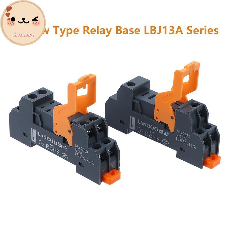 Chee N ประเภทรีเลย์ฐาน LBJ13A Series Precision Manufacturing 5Pin 8Pin 2NO2NC สําหรับ DC12V/24V/48V 