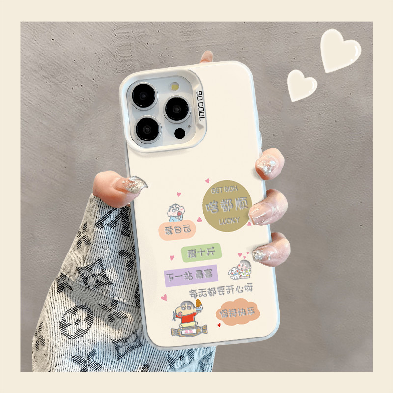 Shinchan สําหรับOppo A55 A57 A16 กรณีค้นหาX5 X6 X7 X8 X9 PRO V23 11 10 PRO RENO 15 14 13 12 11 10 9 