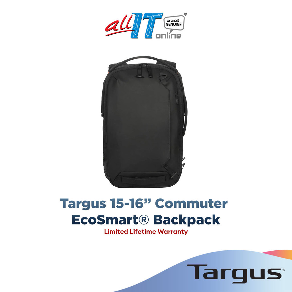 Targus 15-16 กระเป๋าเป้ Commuter EcoSmart TBB652GL - สีดํา