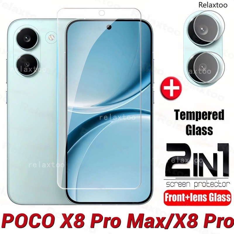 2in1 3Dโค้งกระจกนิรภัยสําหรับXiaomi17 Xiaomi 17 Ultra Pro Max 17Ultra 17ProMax Xiaomi17Ultra 5Gด้านหลังกล้องเลนส์ป้องกันหน้าจอกระจกป้องกันฟิล์ม