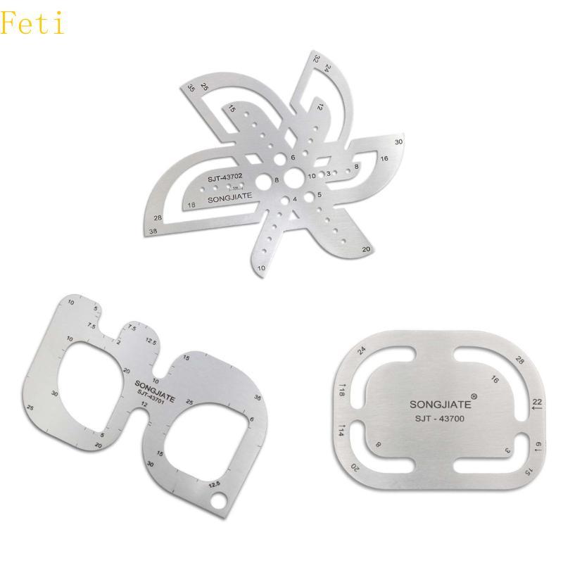 Feti Circle Template สําหรับกระดานวาดภาพรูปแบบหนังแม่แบบวงกลมปกติ