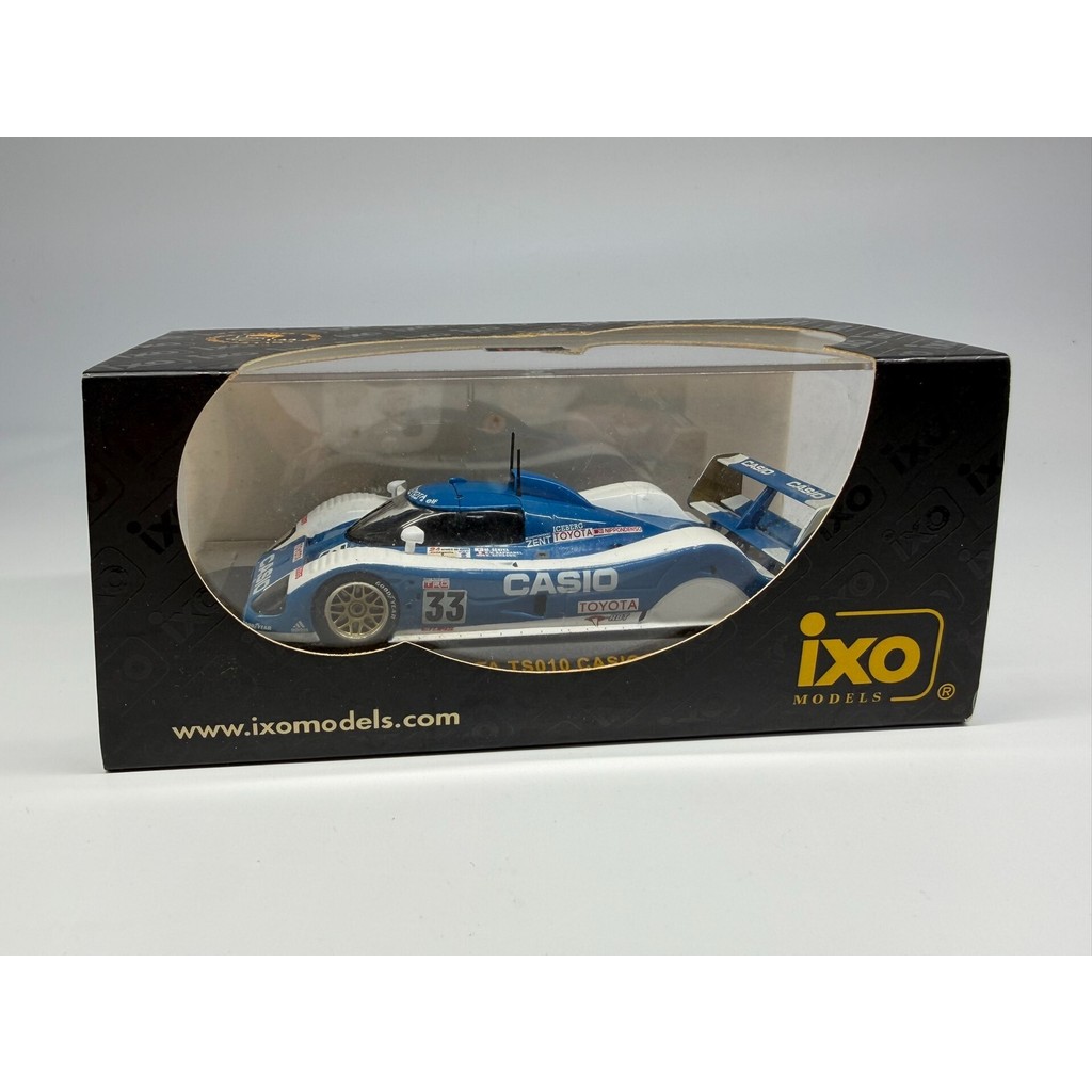 IXO 1/43 Toyota TS010 CASIO No. วัสดุโลหะผสมรถ 1992 พร้อมกล่องเดิมเก็บรักษาดีเกือบแบรนด์ใหม่เหมาะสํา