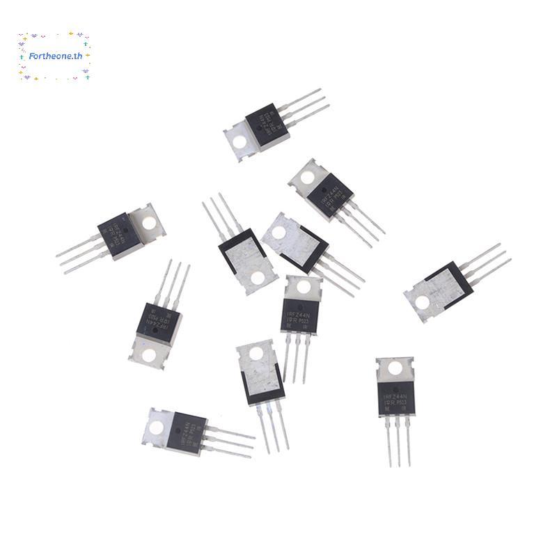 FOT 10 ชิ้น 55V 49A IRFZ44N IRFZ44 Power ทรานซิสเตอร์ MOSFET N-Channel TH
