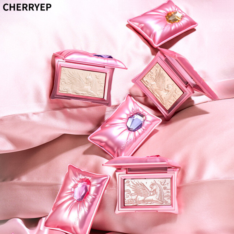 CHERRYEP เคลือบเงาสูงทำให้สว่างขึ้นตามธรรมชาติ เอฟเฟกต์น้ำเปล่งประกายสร้างรูปลักษณ์สามมิติที่คงทนและละเอียดอ่อน