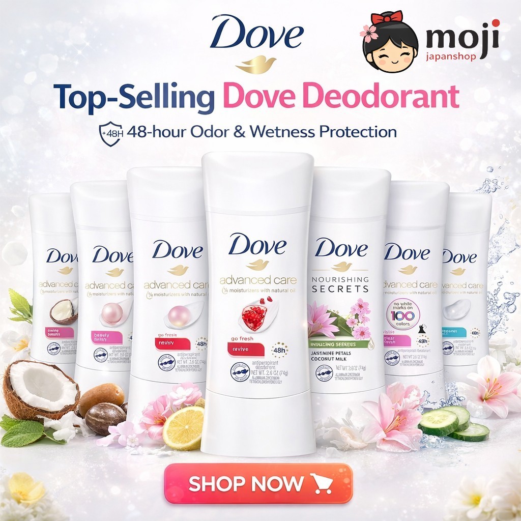 พร้อมส่ง Dove, Advanced Care, Anti-Perspirant Deodorant 74 g.