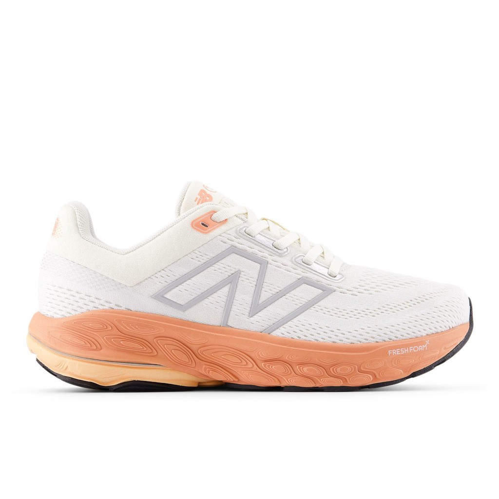 รองเท้าวิ่ง New Balance Fresh Foam X 860 v14 สีขาว/แองโกรา/พีชเนคเตอร์ สำหรับผู้หญิง
