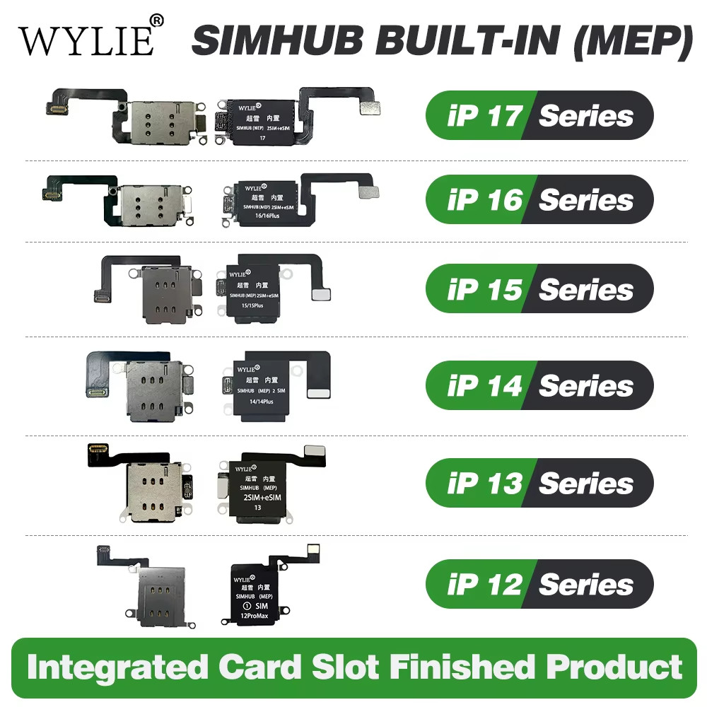 Wylie Professional MEP แบบบูรณาการช่องเสียบการ์ดสําเร็จรูป SIMHUB iC Flex Cable เครื่องมือสําหรับ iP