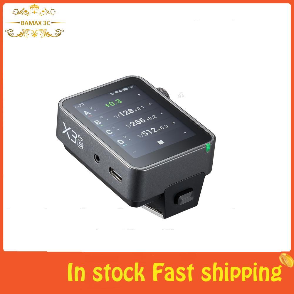 bamaxis Godox X3pro S ไร้สาย Camara Flash Trigger 2.4G หน้าจอสัมผัสเครื่องส่งสัญญาณ