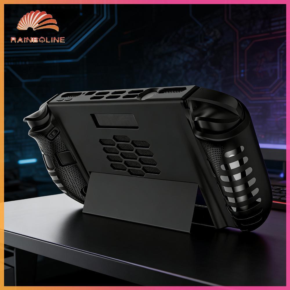 ฝาครอบป้องกันแบบเต็มกันลื่นพร้อมขาตั้งสําหรับ Lenovo Legion GO 2