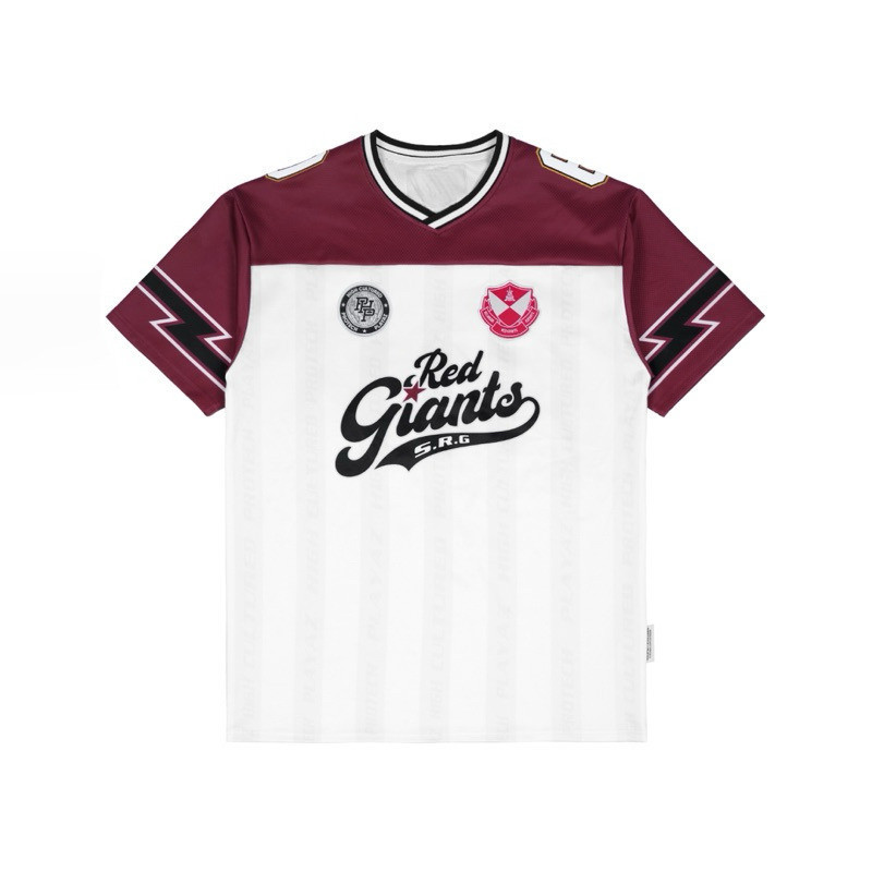 SRG X PLAYAZ M6 FANS JERSEY เสื้อยืดขนาดบวกหลวม Unisex