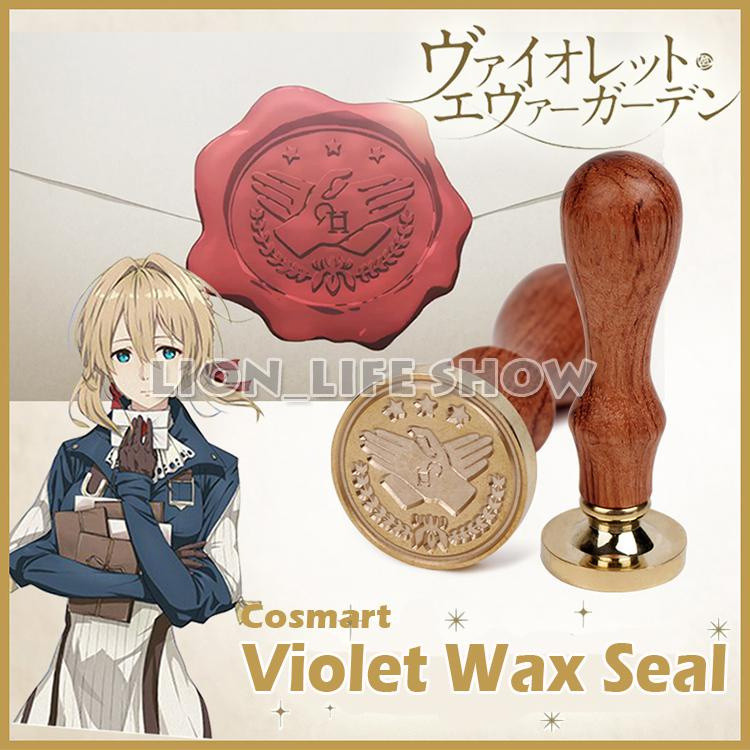Wax Seal of Anime Auto Memories ตุ๊กตารูป Violet Evergarden Retro Seal Wax Animation รอบคอสเพลย์ pro