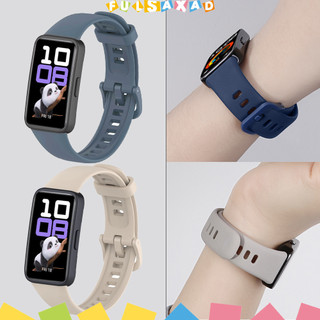 สายยางซิลิโคนกีฬาอ่อน for Smartwatch Huawei Band 10 9 8 NFC/Huawei Band 7/Huawei Band 6/Honor Band 6 อุปกรณ์เสริมเข็มขัด