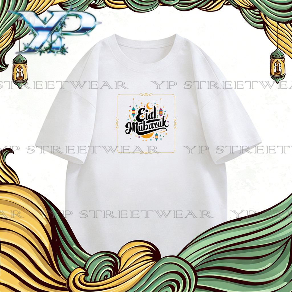 GUUKA 2026 Family Soft เสื้อยืดสําหรับหมู่บ้านบาหลี & Hari Raya Aidilfitri, Unisex Stylish Family Pi