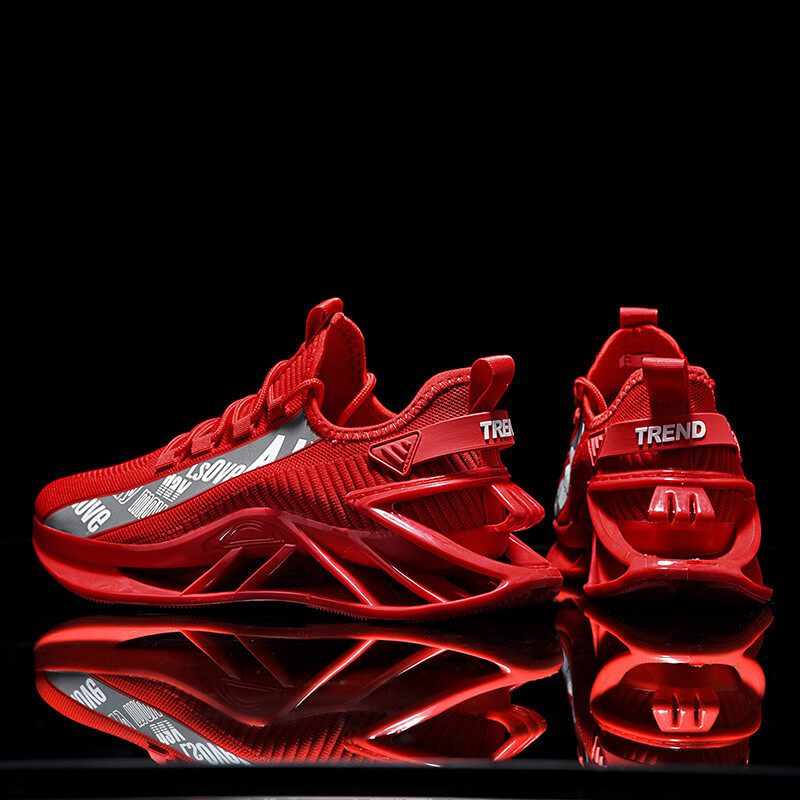 HELONG Shoes men Sneakers Male casual Mens Shoes tenis Luxury shoes Trainer Race Breathable Shoes fa
