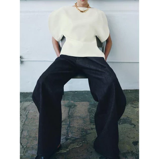 เสื้อผ้าแฟชั่นผู้หญิง สไตล์ยุโรป-อเมริกัน พัฟแขน สำหรับฤดูใบไม้ผลิ