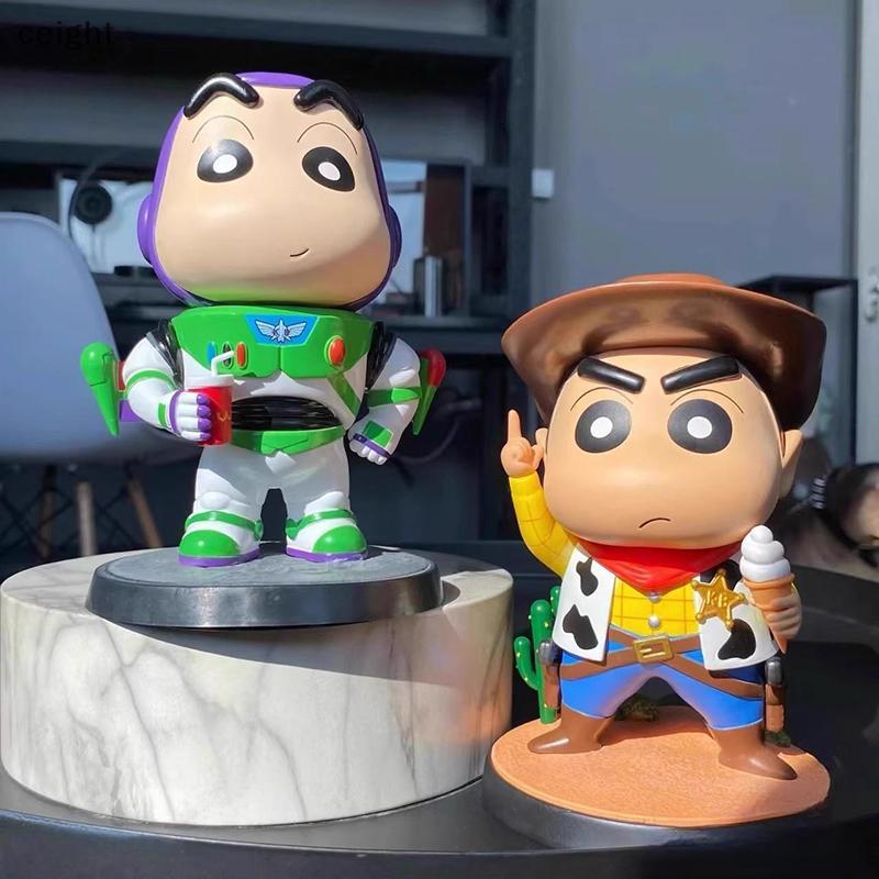 [ceight] Crayon Inchan Baymax Cowboy อะนิเมะโมเดลสะสมของเล่น TH ราคา ถูกที่สุด ดีลบีเคเค