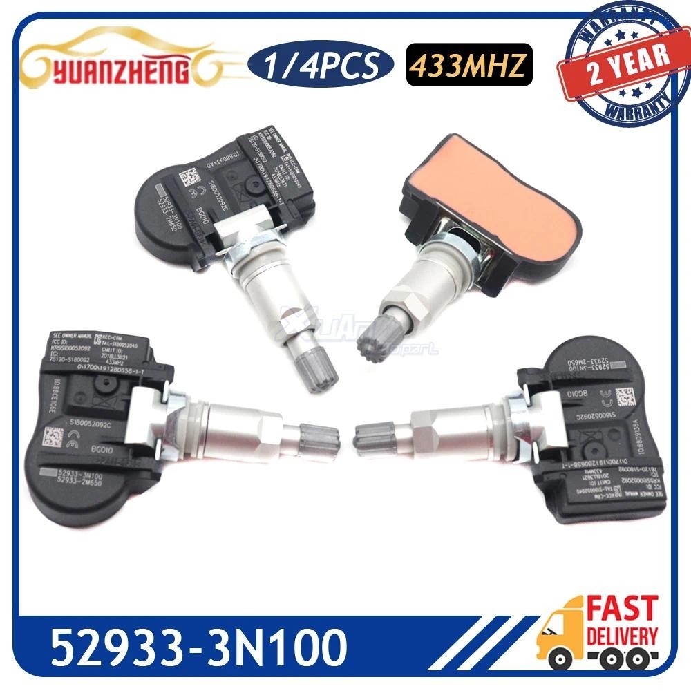 เซ็นเซอร์ตรวจสอบความดันยาง 52933-3N100 สําหรับ Kia Carens IV [RP] Ceed [JD] Picanto [TA] Venga [YN] 