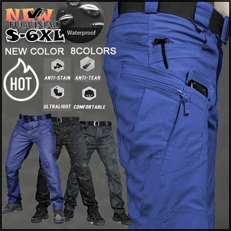 Ix9กางเกงบุรุษทํางานกลางแจ้งกางเกงน้ําหนักเบากางเกงคาร์โก้กางเกงคาร์โก้กางเกงคาร์โก้ลําลองผู้ชาย